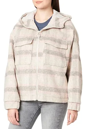 TOM TAILOR Damen Jacke mit Karomuster 1033563, , XXL