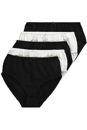 Ulla Popken Damen Slips, 5er-pack Taillenslip, , 42-44 EU