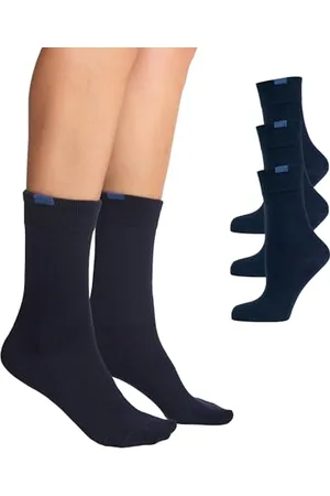 Nur Die Damen Socken 487819/Damen Passt Perfekt Socken 3er, Gr. 39-42, Blau ( 190)