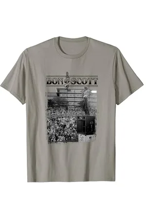 Bon Scott Vintage-Live-Foto T-Shirt