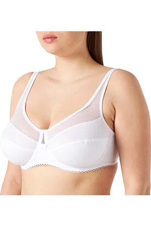 Dim Bh Komfort Bügel Generous Bio-Baumwolle Damen x1, White, 75B
