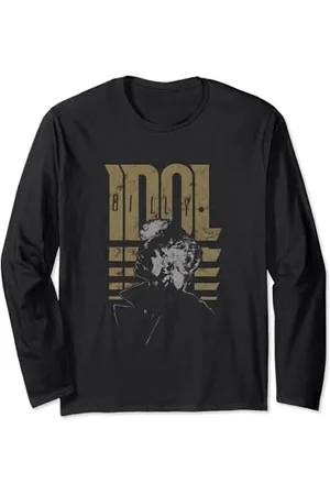 Billy Idol Profile Langarmshirt