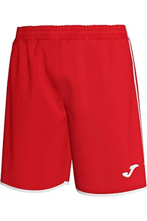 Joma Herren Liga Klassische Shorts, Rot/Weiß, L