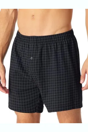 Schiesser Herren Boxershort für Männer weich und bequem ohne Gummibund Bio Baumwolle-Cotton Casual Unterwäsche, , 8/ XXL