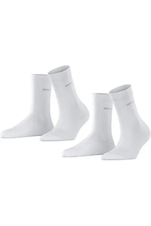 ESPRIT Damen Socken Basic Easy Multipack W So Baumwolle einfarbig 2 Paar, , 39-42