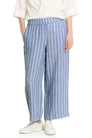 CECIL Damen 7/8 Hose mit Streifen , L