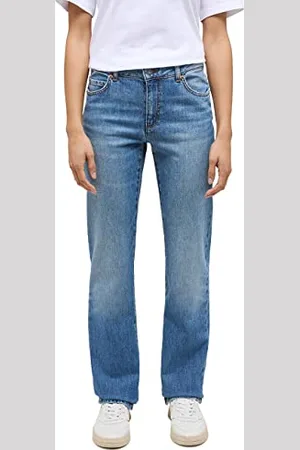 Mustang Damen Jeans Hose Crosby Relaxed Straight