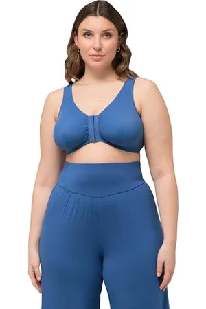 Ulla Popken Damen Bustier, Vorderverschluss 689668 BH, , 95 C/D