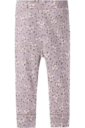 NAME IT Baby - Mädchen Nbfwomi Wool/Modal Leggings, , 80 EU