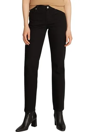 Tommy Hilfiger Damen Jeans Hose Classic Straight Leg Fit, Schwarz (Black), 30W/31L