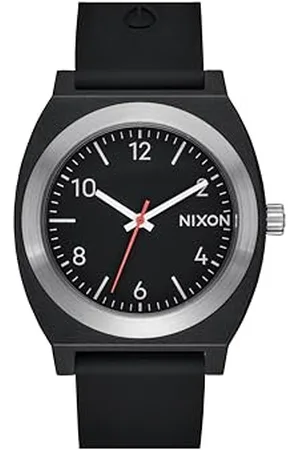 Nixon Unisex Analog Japanisches Quarzwerk Uhr mit Silikon Armband A1361-004-00