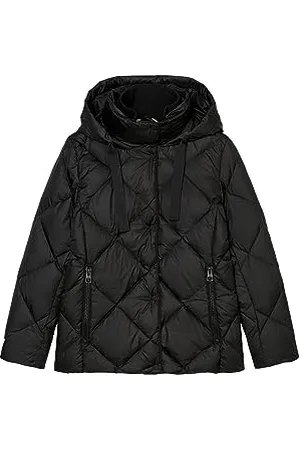 Marc O’ Polo Damen 309032970077_990_38 WOVEN OUTDOOR JACKETS, Schwarz, 38 EU