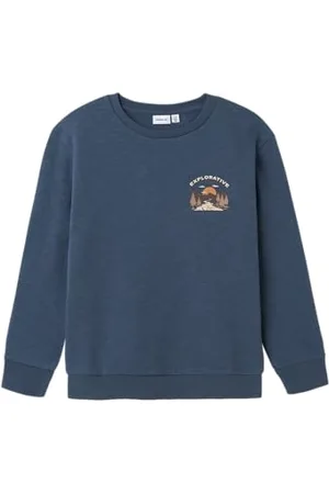 NAME IT Jungen Nkmonikonta Ls Nreg Bru Sweatshirt, , 116 EU