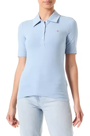 GANT Damen Slim COT/ELA SS Polo, , Large
