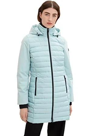TOM TAILOR Mädchen 1034124 Hybrid Steppmantel mit Kapuze, , S
