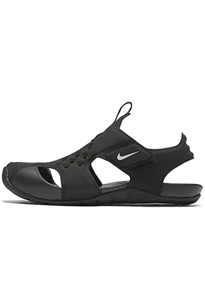 Nike Unisex-Kinder Sunray Protect 2 (td) Durchgängies Plateau Sandalen, (Black/White 001), 17 EU