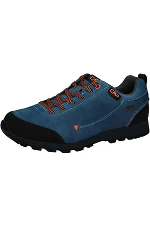 CMP Herren Elettra Low Hiking Shoe WP Trekking-Schuhe, Dunkelblau-Orange (Deep Lake-Flame), 46 EU
