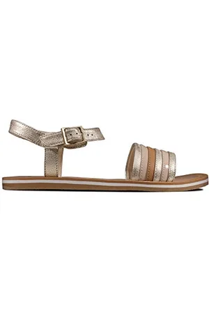 Clarks Finch Stride Y Slingback Sandalen, Grau (Metallic Combi Metallic Combi), 36 EU