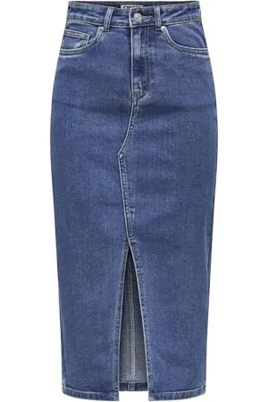 ONLY Onlsiri Front Slit Skirt DNM Gua Noos