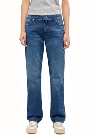 Mustang Damen Jeans Hose Style Crosby Relaxed Straight
