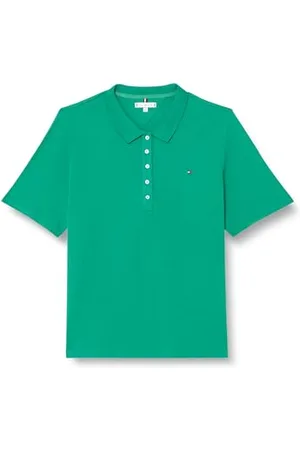 Tommy Hilfiger CRV 1985 REG PIQUE POLO SS Kurzarm Poloshirts Damen, , 48