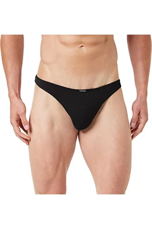 Bruno Banani Herren String Check Line 2.0 Tanga, , Large (Herstellergröße: L)