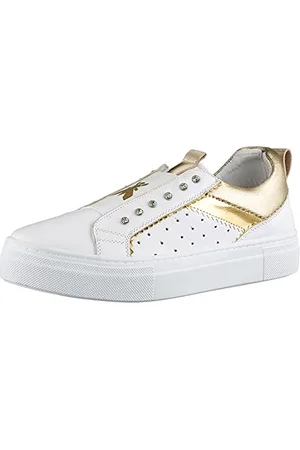 Patrizia Pepe PATRIZIA PEPE PJ57.06Kinder Sneaker, White+Gold, 35