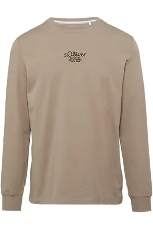 QS by s.Oliver Langarmshirt mit Logo Stitching
