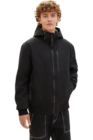 TOM TAILOR Herren Windbreaker Jacke mit Kapuze, , L