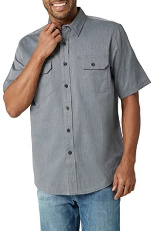 Wrangler Herren Short Sleeve Classic Woven Shirt Hemd mit Button-Down-Kragen, , 3X-Large Groß