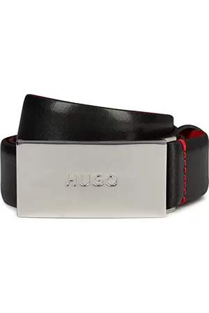 HUGO BOSS Herren Baldwin-n Gürtel, Neu-Schwarz001, 85
