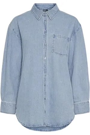 Pieces® Damen Jeanshemd PCMAISIE 17150991 , ,M