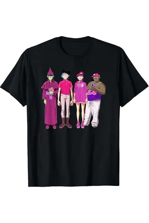 Gorillaz Herren T-Shirt Cartoon Graphic Print Classic Fit T-Shirt S