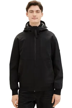 TOM TAILOR Herren Softshell-Jacke mit Kapuze, , L
