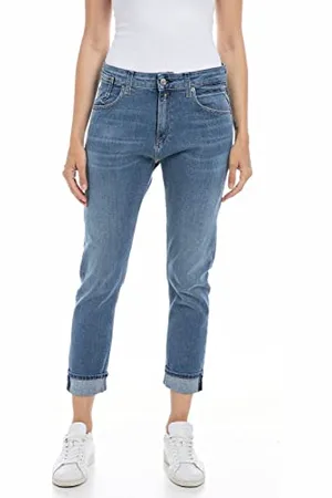 Replay Damen Jeans Marty Boyfit, (Blau), 27W / 32L