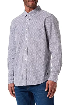 Mustang Herren Clemens Hemd mit Button-Down-Kragen, , M
