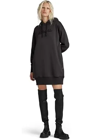 G-Star Flock Hooded Sweater Dress