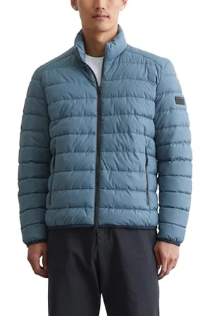 Marc O’ Polo Marc OߴPolo Herren Steppjacke wasserabweisend leicht, Blau , L