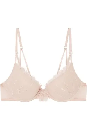 Women secret Damen Gorgeous Spitze, hautfarben Push-Up-BH, , 90C