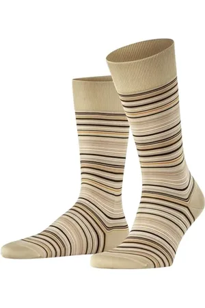 Falke Herren Socken Microblock M So Baumwolle gemustert 1 Paar, , 45-46