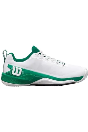 Wilson Herren Rush PRO 4.5 Clay Tennisschuh, White/Bosphorus/Black, 40 EU