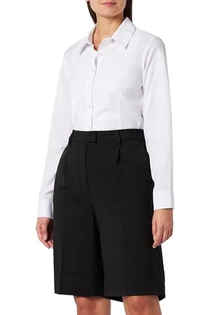 Replay Damen Bermudas Wide Leg, (Schwarz), 32