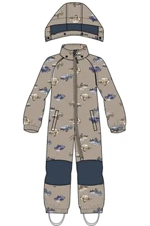 NAME IT Jungen NMMALFA08 Softshell Suit AOP FO NOOS Regenanzug, , 92