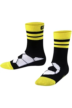Falke Unisex Kinder Socken Active Soccer K So Baumwolle Funktionsmaterial dünn atmungsaktiv gemustert 1 Paar, , 23-26