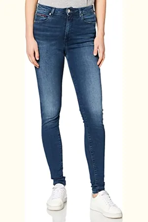 Tommy Hilfiger Damen Jeans Hose Sylvia High Waist, (New Niceville Mid Blue Stretch), 28W/30L