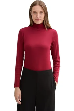 TOM TAILOR Damen Longsleeve mit Rollkragen, , XXXL