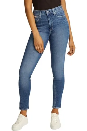 Calvin Klein Damen Jeans Hose High Rise Skinny Fit, Blau , 32W/30L