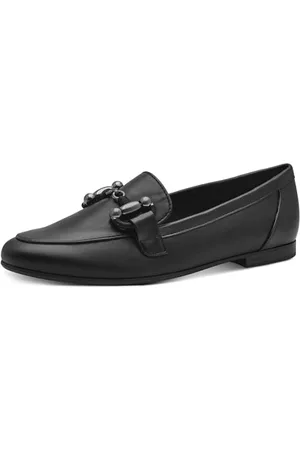 Marco Tozzi Damen Slipper mit Blockabsatz Elegant, (Black), 38 EU
