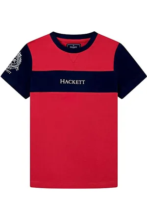 Hackett Jungen Heritage Panel Tee T-Shirt, , 5 Years