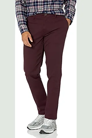 Amazon Herren Legere Stretch-Chinohose mit Enger Passform, , 29W / 34L
